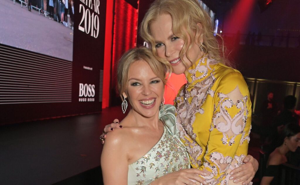 Kylie Minogue and Nicole Kidman