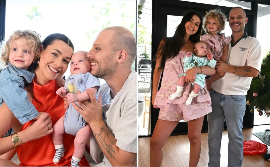 Jack Millar and Courtney Stubbs family