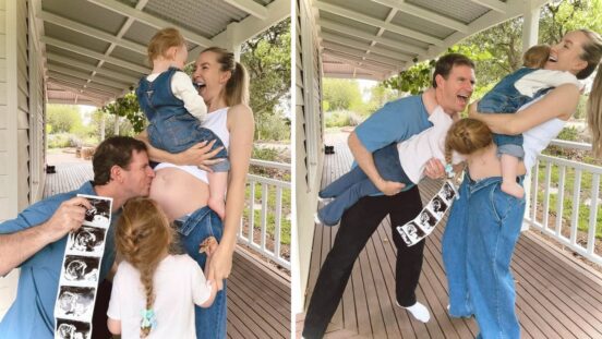 Sunrise star Sam Mac and Rebecca James are expecting their third child