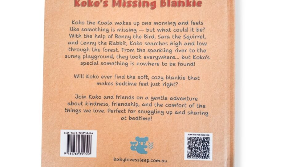 Baby Loves Sleep Bedtime Story Book - Koko's Missing Blankie