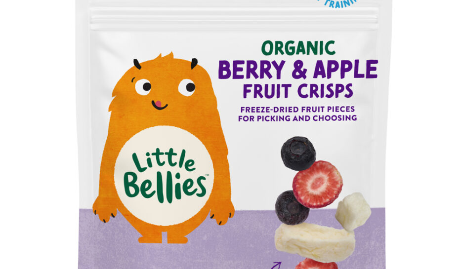 Little Bellies Organic Berry & Apple Fruit Crisps