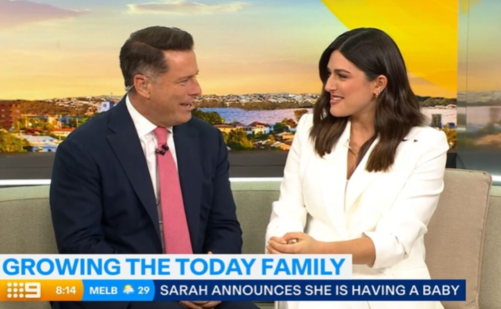 Today show host Sarah Abo is pregnant