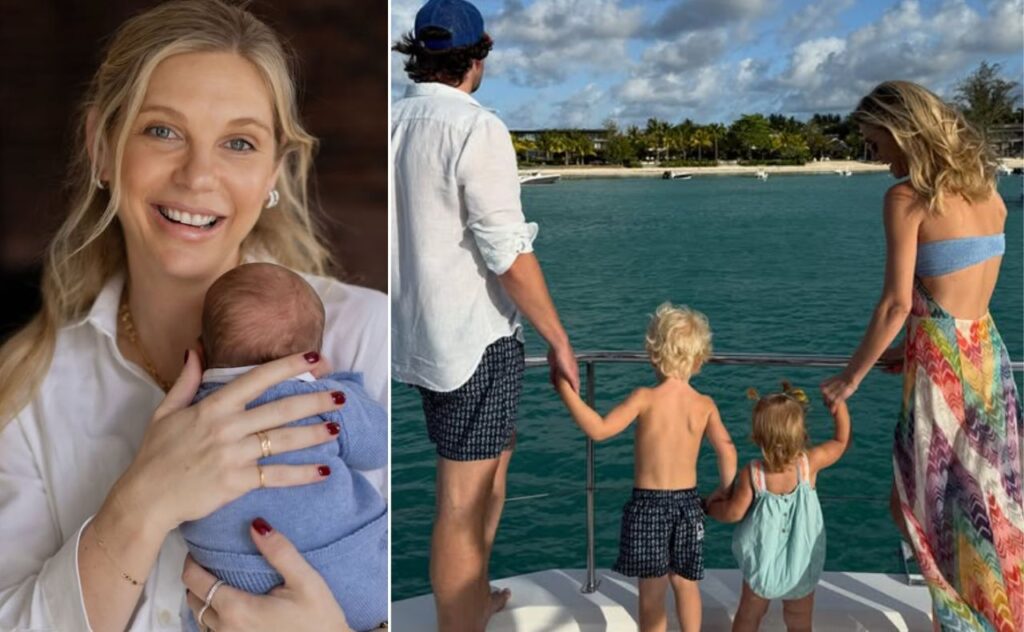 Prince Harry's ex Chelsy Davy welcomes her third child