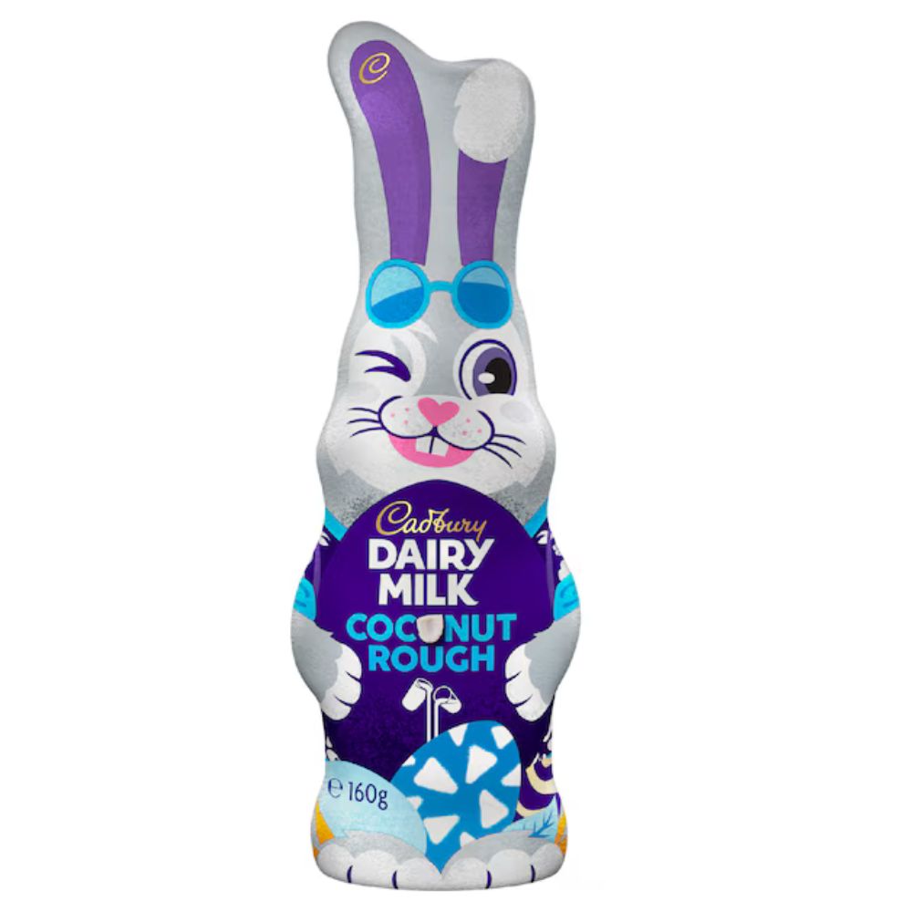 Cadbury Dairy Milk Chocolate Coconut Rough Easter Bunny 160g
