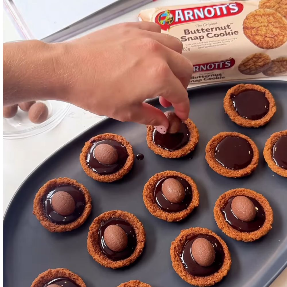 Butternut Snap Easter tartlets