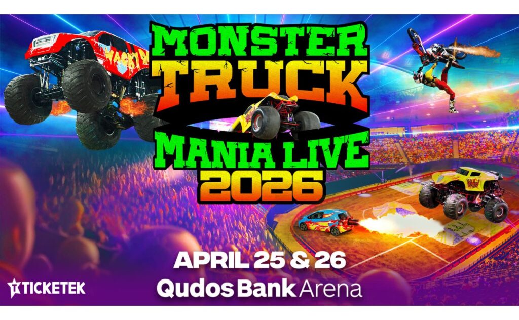 Monster Truck Mania Live gears up for a massive 2026 tour in Sydney, Brisbane & Melbourne