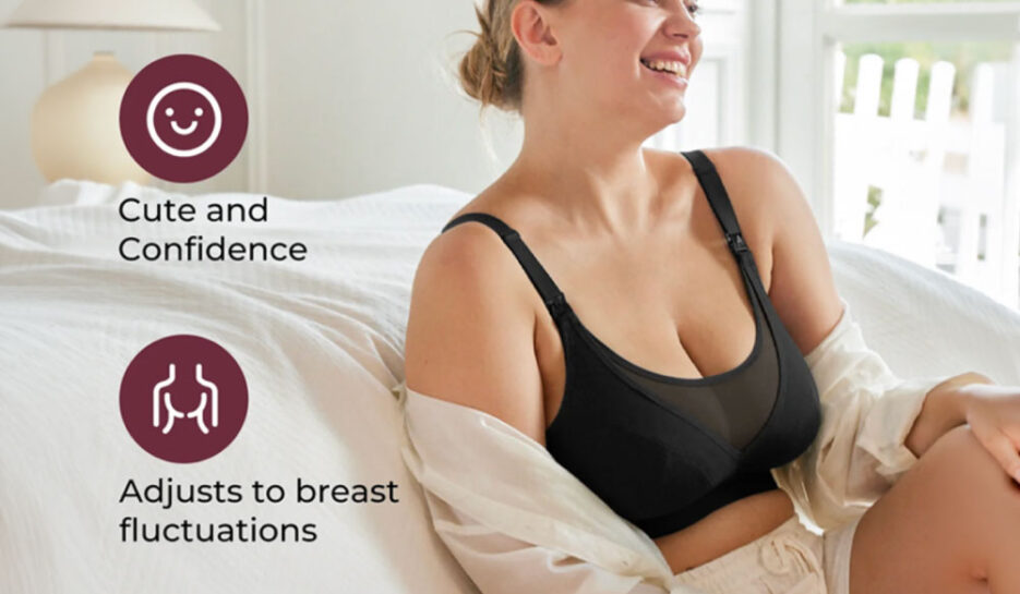 Bamboo - Ultra-Soft & Cool Breeze Pumping & Nursing Bra - HF018