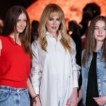 Nicole Kidman is training to be a death doula. Pictured with her daughters.