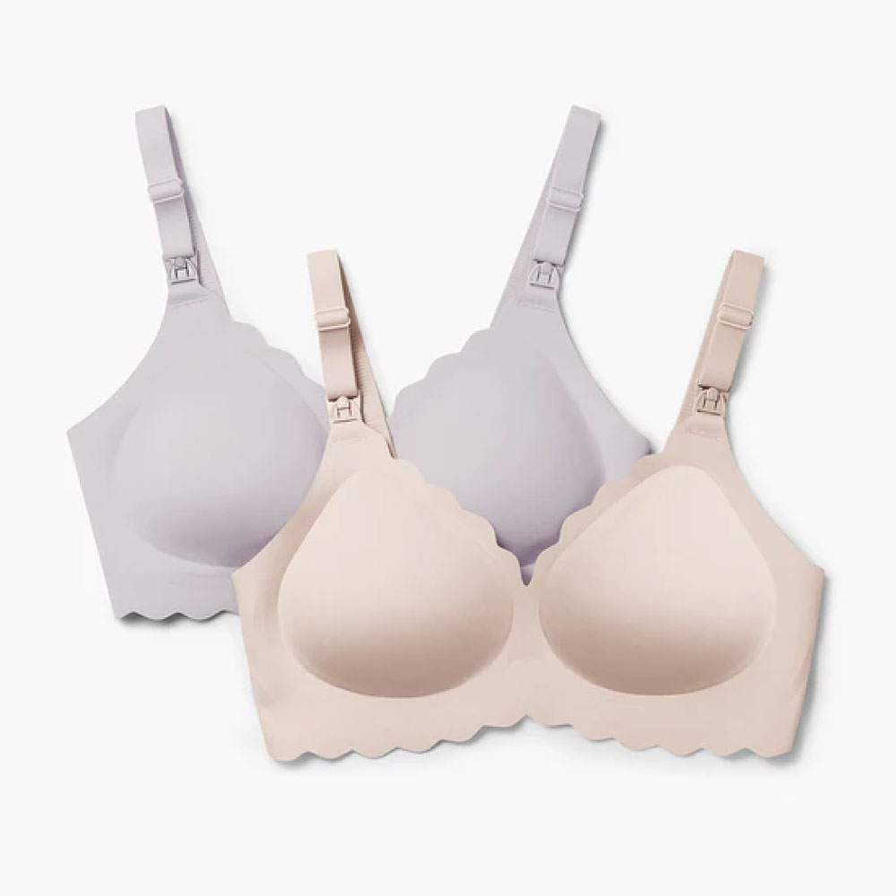 Momcozy Jelly Strip - 2 Pack Seamless Push up Nursing Bra