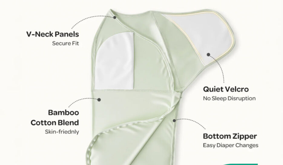 Momcozy Easy Swaddle Wrap for 0-3 Months