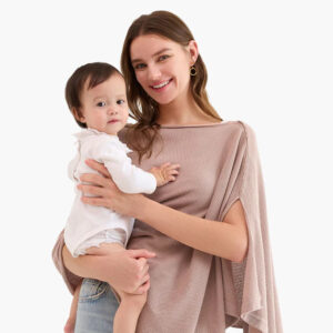 Momcozy Nursing Cover - Soft, Breathable, Multi-Use Privacy Poncho