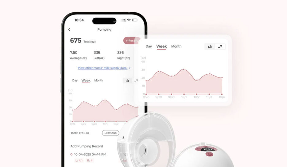 Momcozy Smart Wearable Breast Pump- Upgraded with App Control