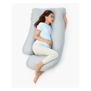 Momcozy U Shaped Cooling Fabric Pregnancy Pillow
