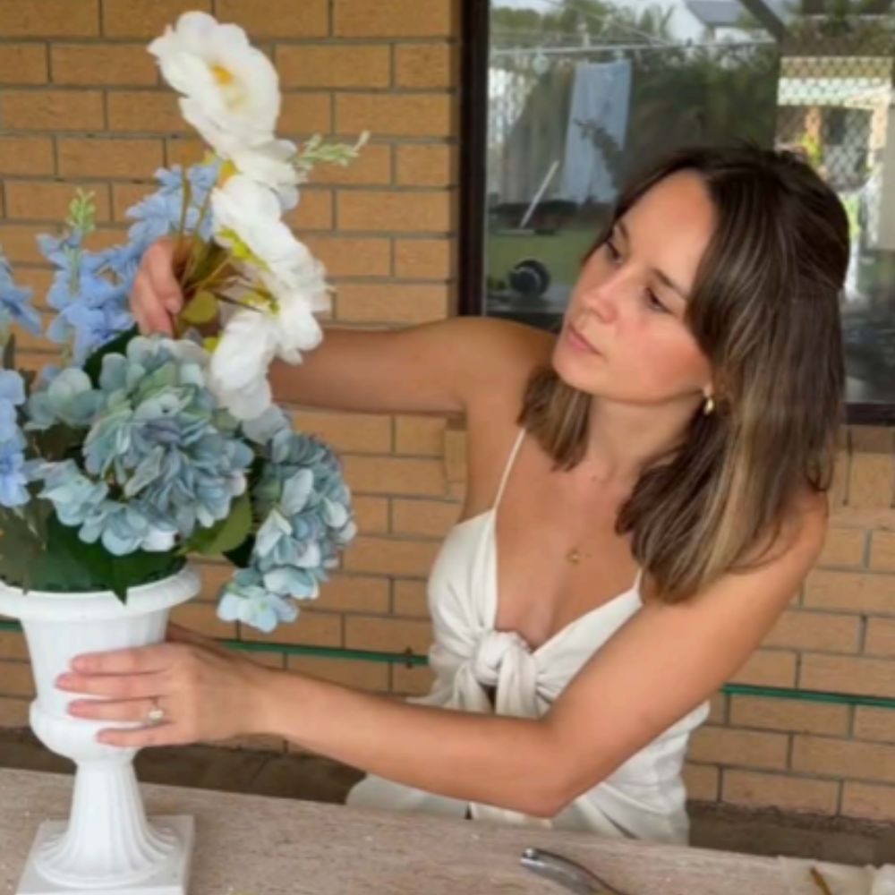 Artificial flowers look real