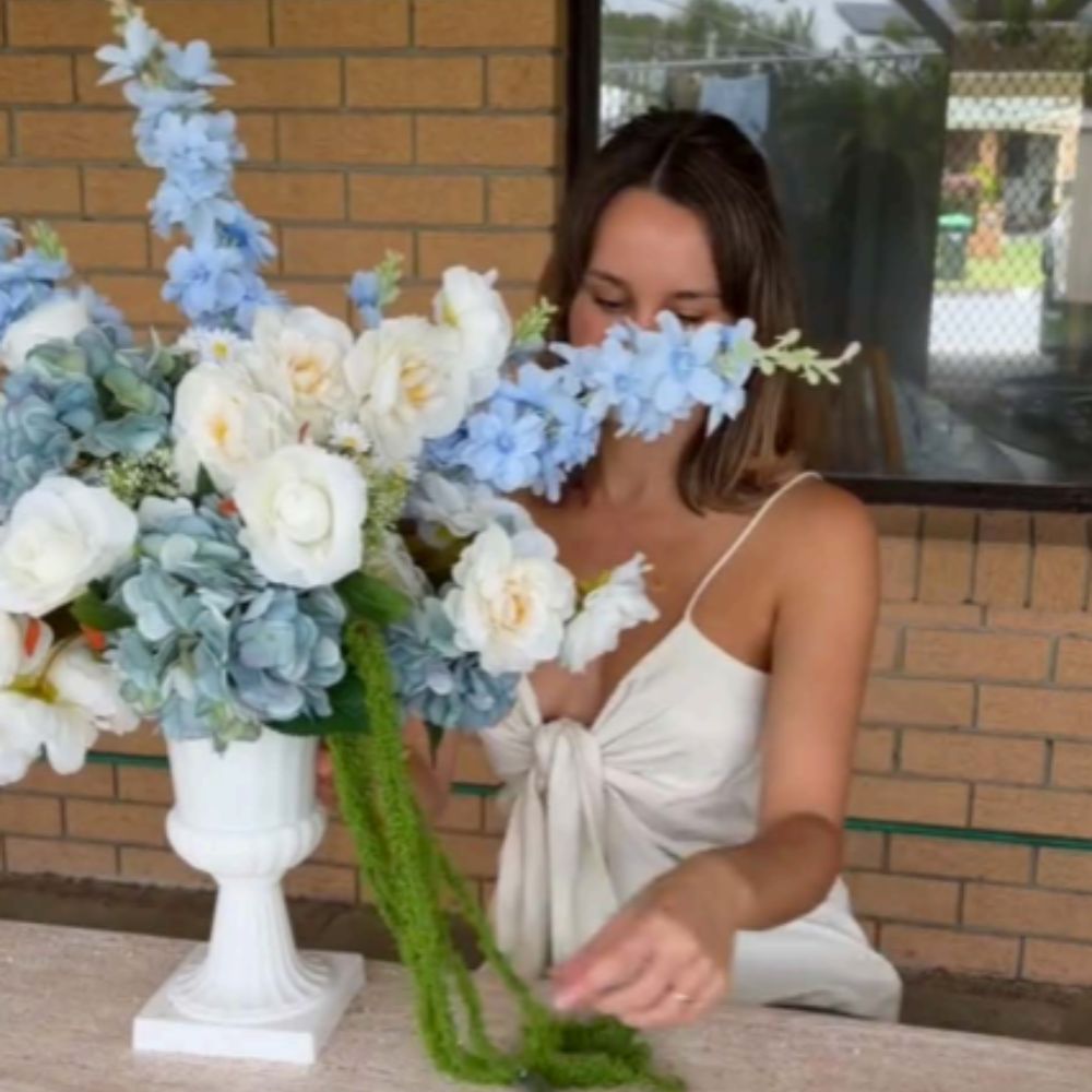 Artificial flowers look real