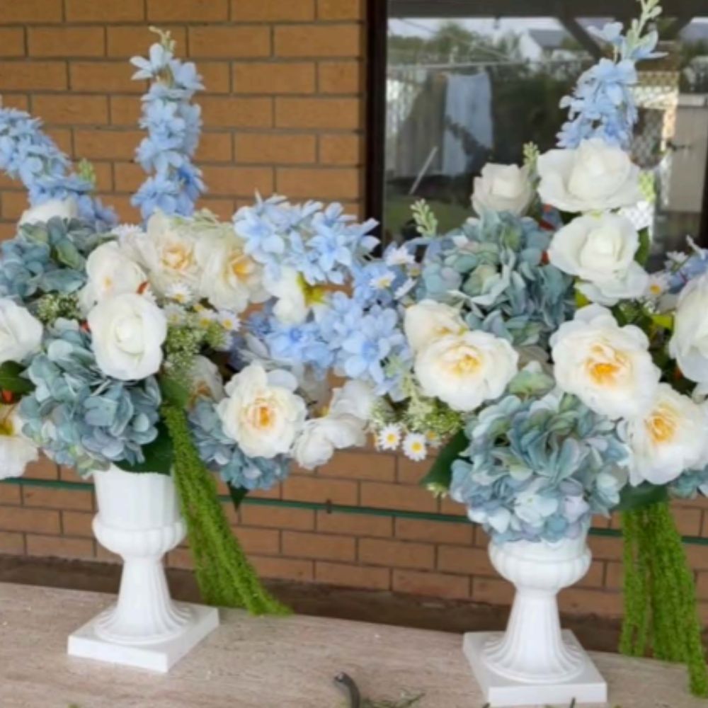 Artificial flowers look real