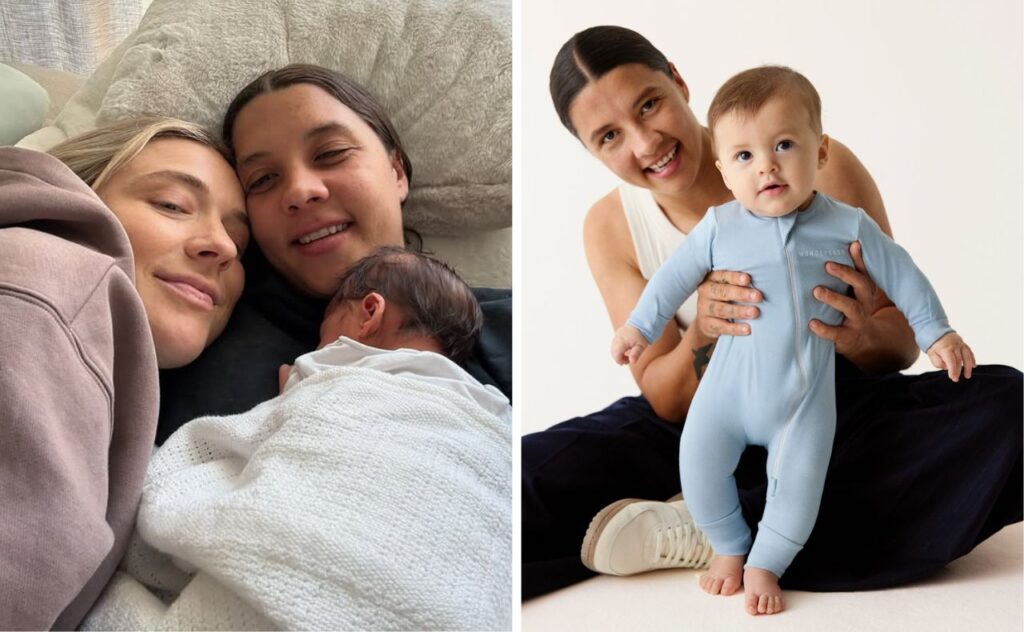 Who’s stricter? Sam Kerr opens up on life with baby Jagger and parenting with partner Kristie Mewis.