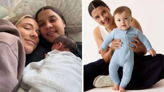 Who’s stricter? Sam Kerr opens up on life with baby Jagger and parenting with partner Kristie Mewis.