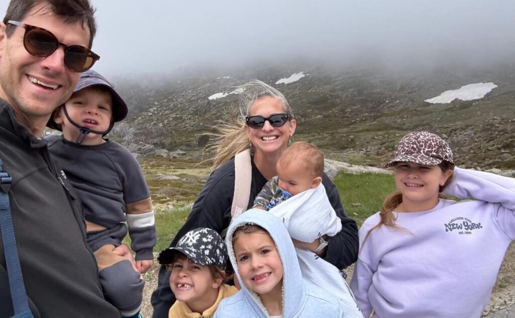 Libby Trickett on kids sport: Australian Olympic swimming great Libby Trickett and her husband Luke are parents to five children: daughters Poppy, Edwina, and Bronte, and sons Alfred (Alfie) and Archie