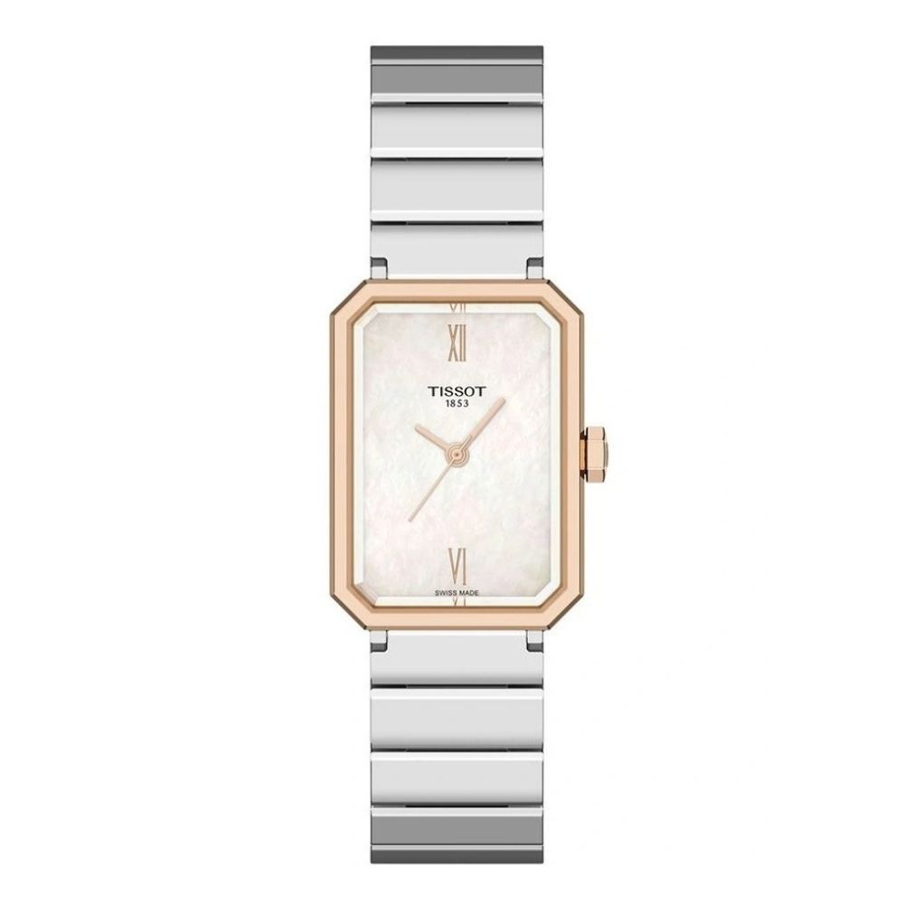 Tissot SRV Watch T1601102111300 in Mother of Pearl/Stainless Steel
