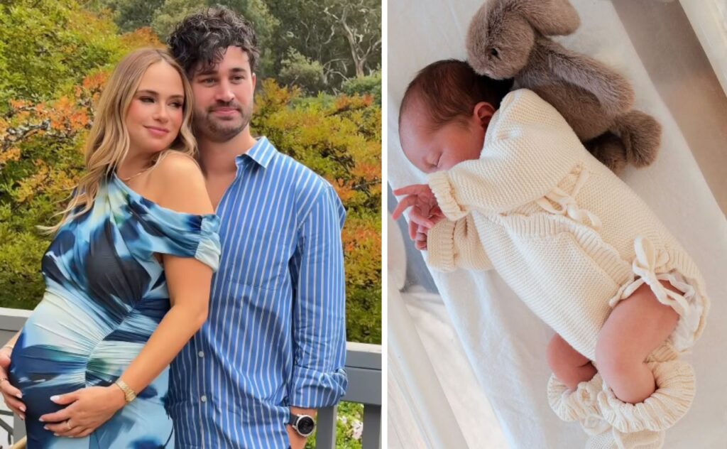 Former Big Brother star Tully Smyth welcomes baby girl, Elke