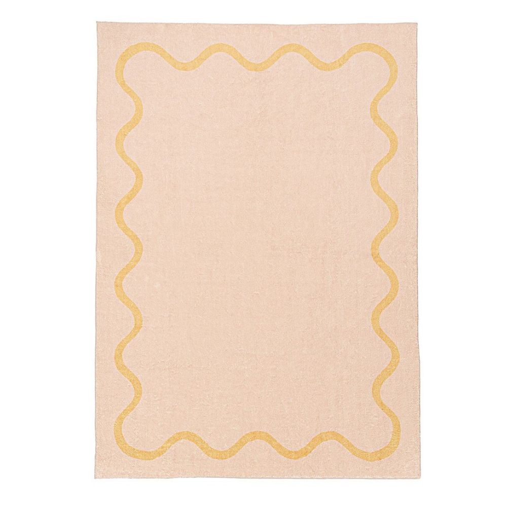 Eva Pink and Yellow Wiggle Bordered Washable Rug
Miss Amara