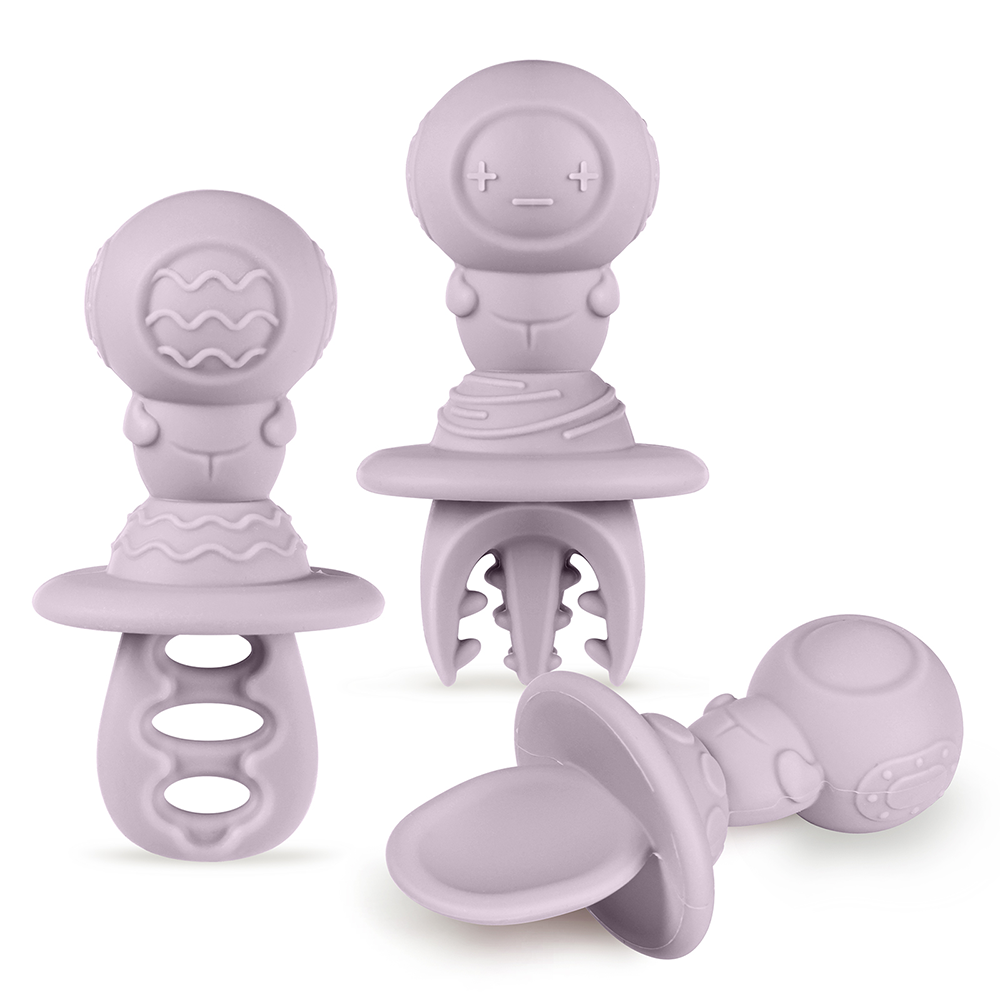 Haakaa Astronaut Beginner Silicone Cutlery Set