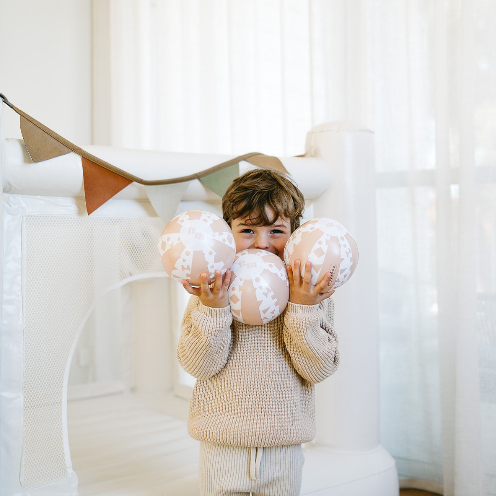 Bounce Millie Beige Mini Inflatable Ball Set