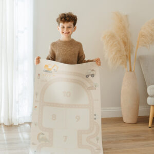 Bounce Millie Dinosaur Construction Hopscotch Play Mat + Bean Bags