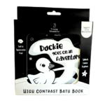 Young Wonderer Duckie Goes On An Adventure Black & White Bath Book