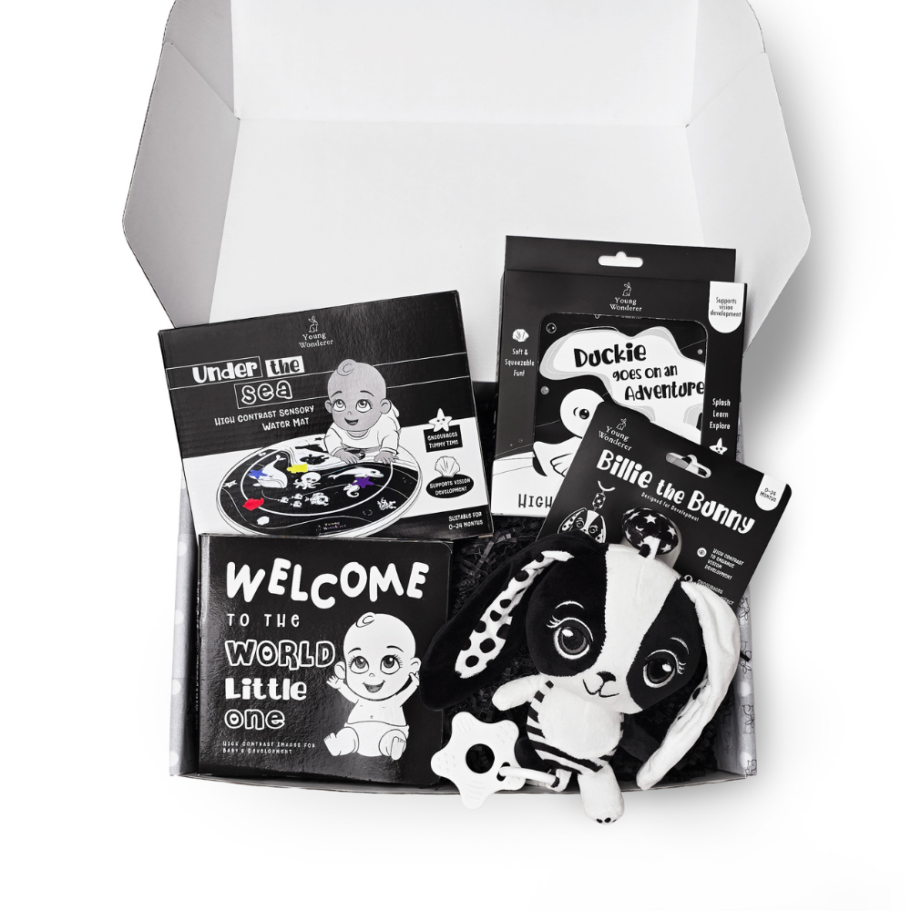 Young Wonderer Little Wonder High Contrast Baby Gift Set