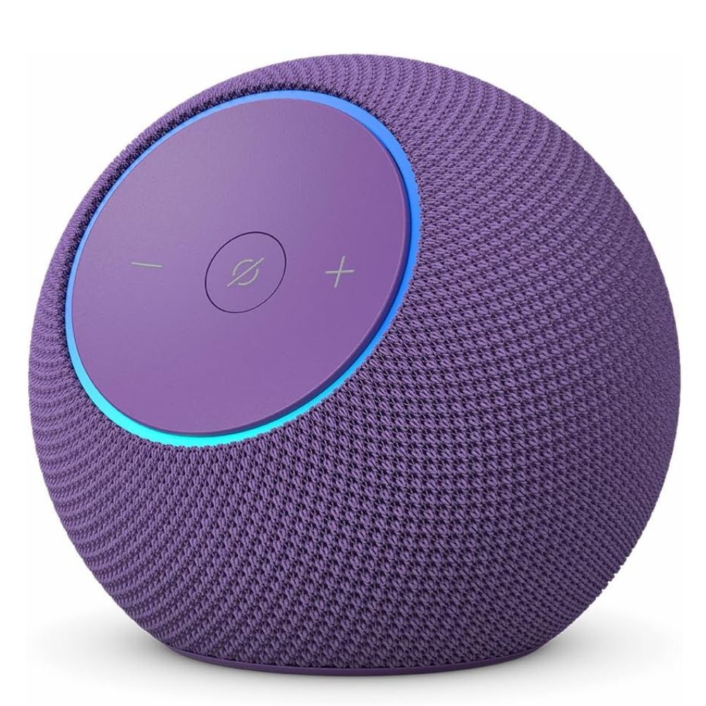 Amazon Echo Dot Max (newest model), Alexa Bluetooth speaker with nearly 3x bass and built-in smart home hub, Amethyst