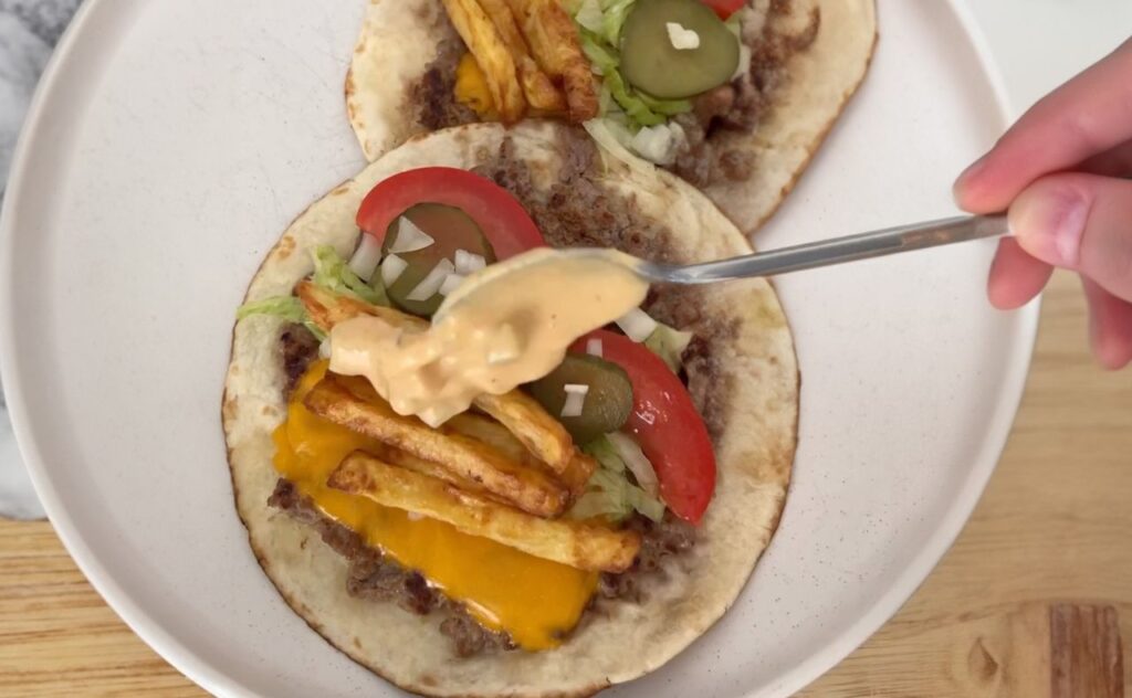 Cheeseburger Tacos recipe