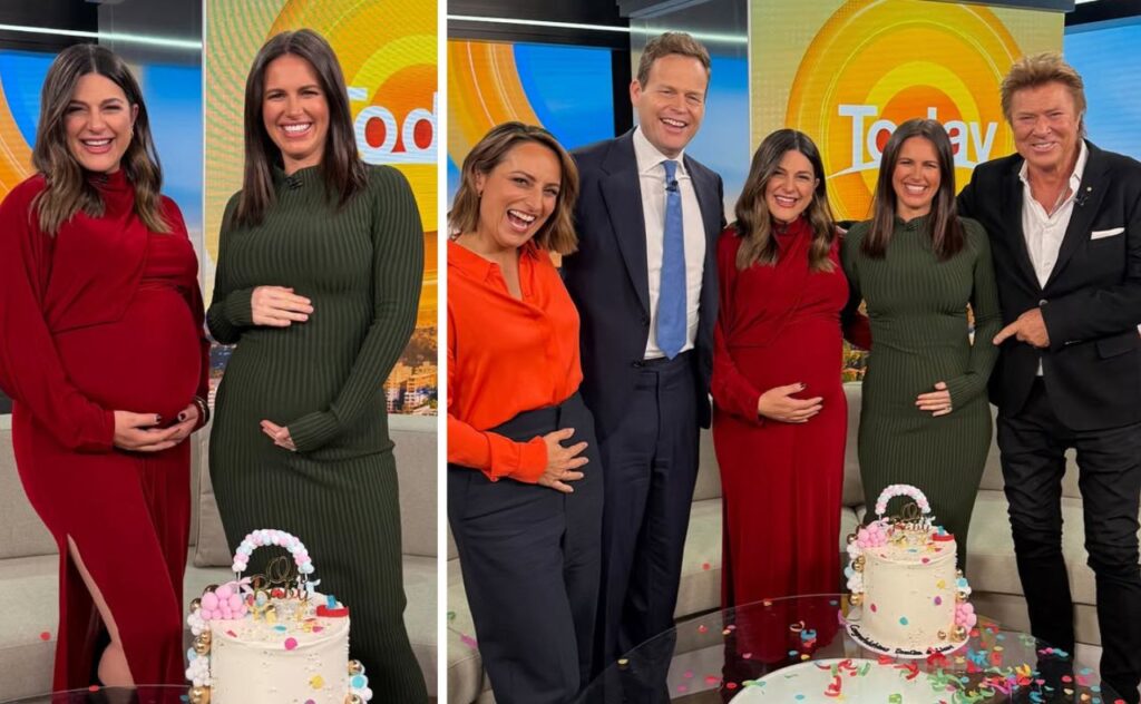Today sports reporter Danika Mason and Liam Knight are expecting baby