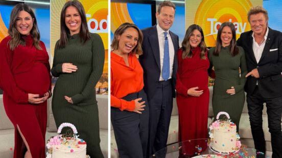 Today sports reporter Danika Mason and Liam Knight are expecting baby
