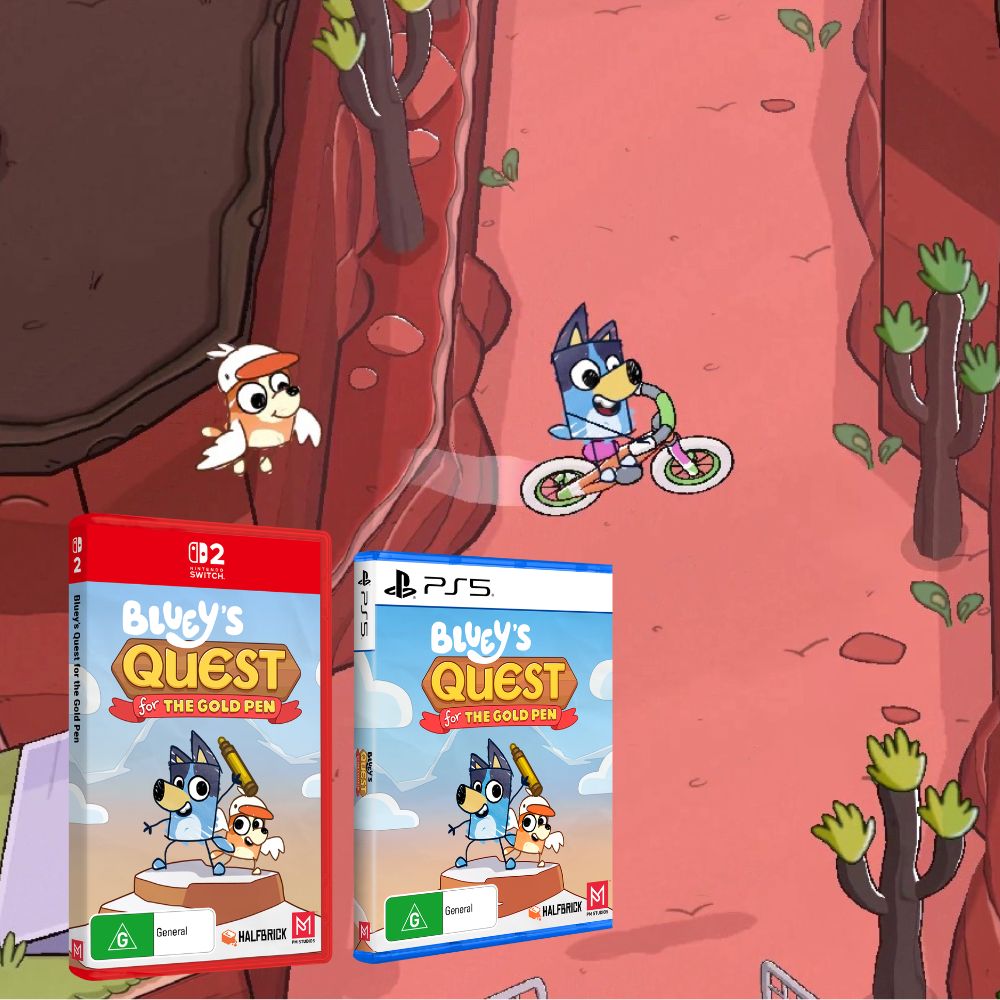 Bluey's Quest for The Gold Pen