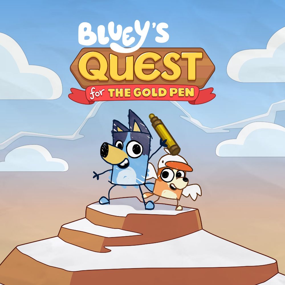 Bluey's Quest for The Gold Pen
