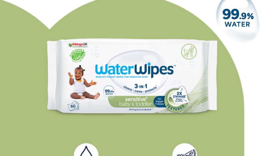 WaterWipes™ Toddler & Baby Textured Sensitive Wipes