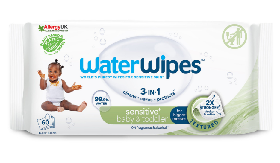 WaterWipes™ Toddler & Baby Textured Sensitive Wipes