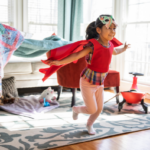 girl playing