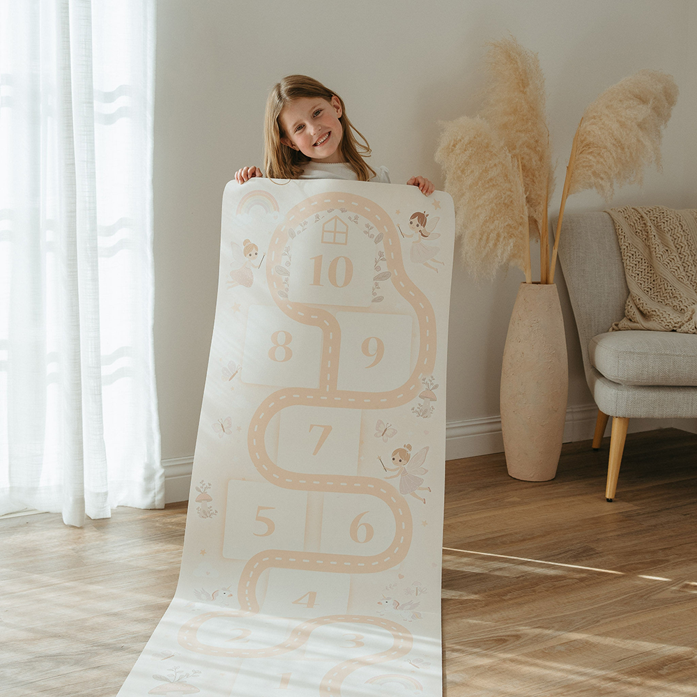 Bounce Millie Fairy Garden Hopscotch Play Mat + Bean Bags