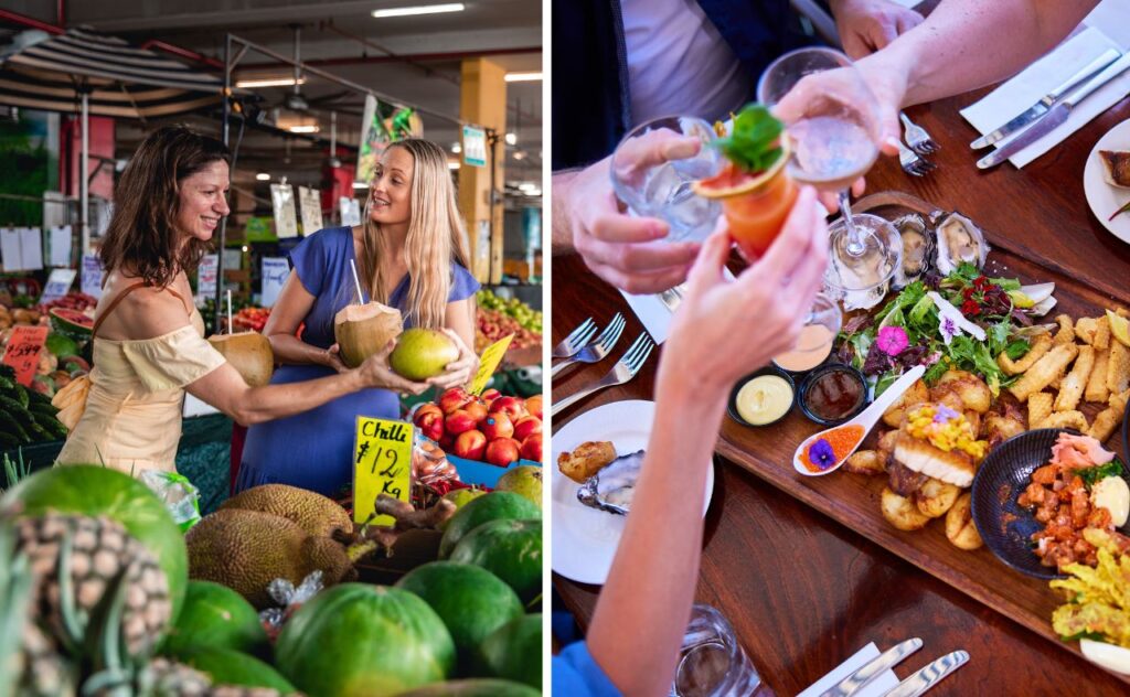 Eating with kids in Cairns: Rusty's Market and Salt House