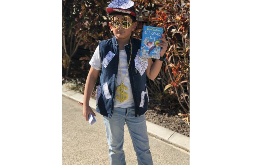 Book Week costume Billionaire Boy by David Walliams