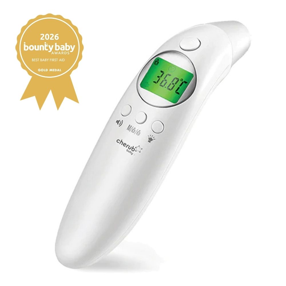 BEST BABY FIRST AID: Cherub Baby 4 in 1 Infrared Digital Ear and Forehead Thermometer