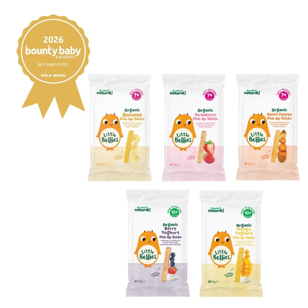 BEST BABY FOOD: Little Bellies Organic Pick-Up Sticks