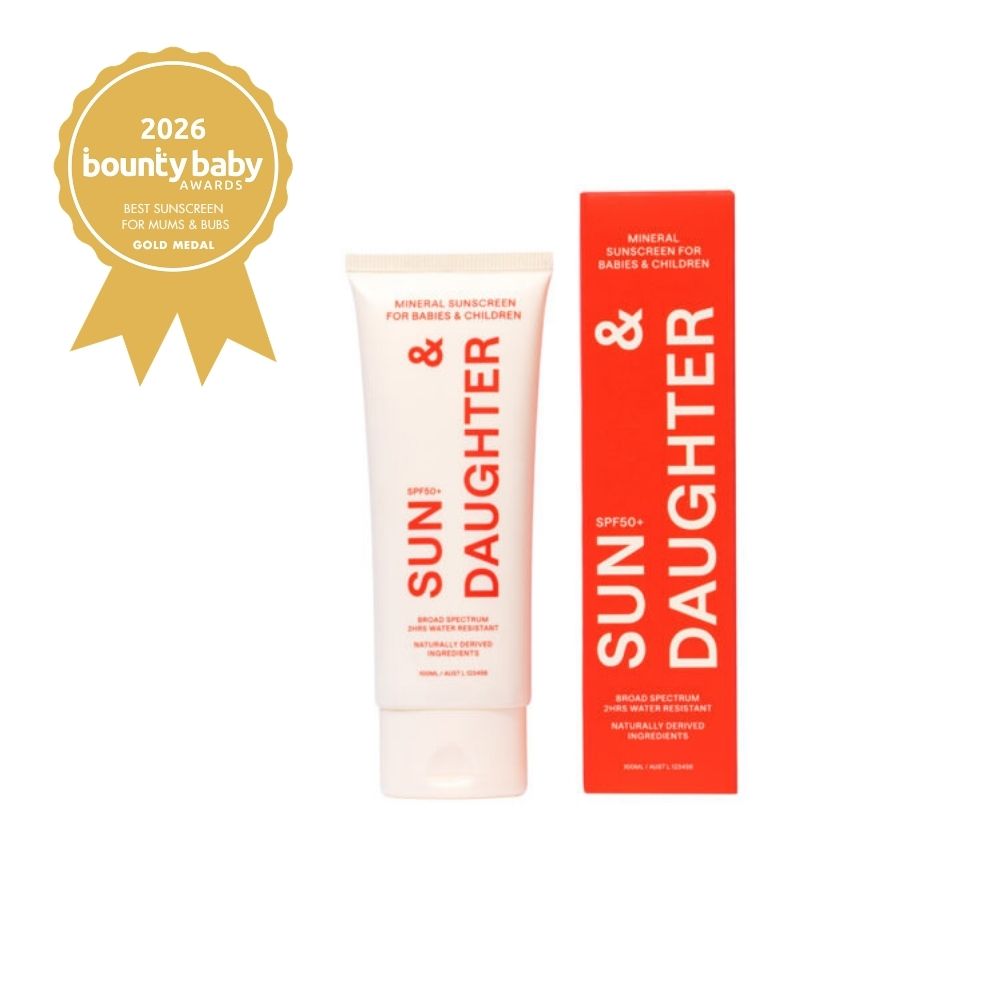 Best Sunscreen for Mums & Bubs Sun & Daughter SPF50+ MINERAL SUNSCREEN FOR BABIES & CHILDREN