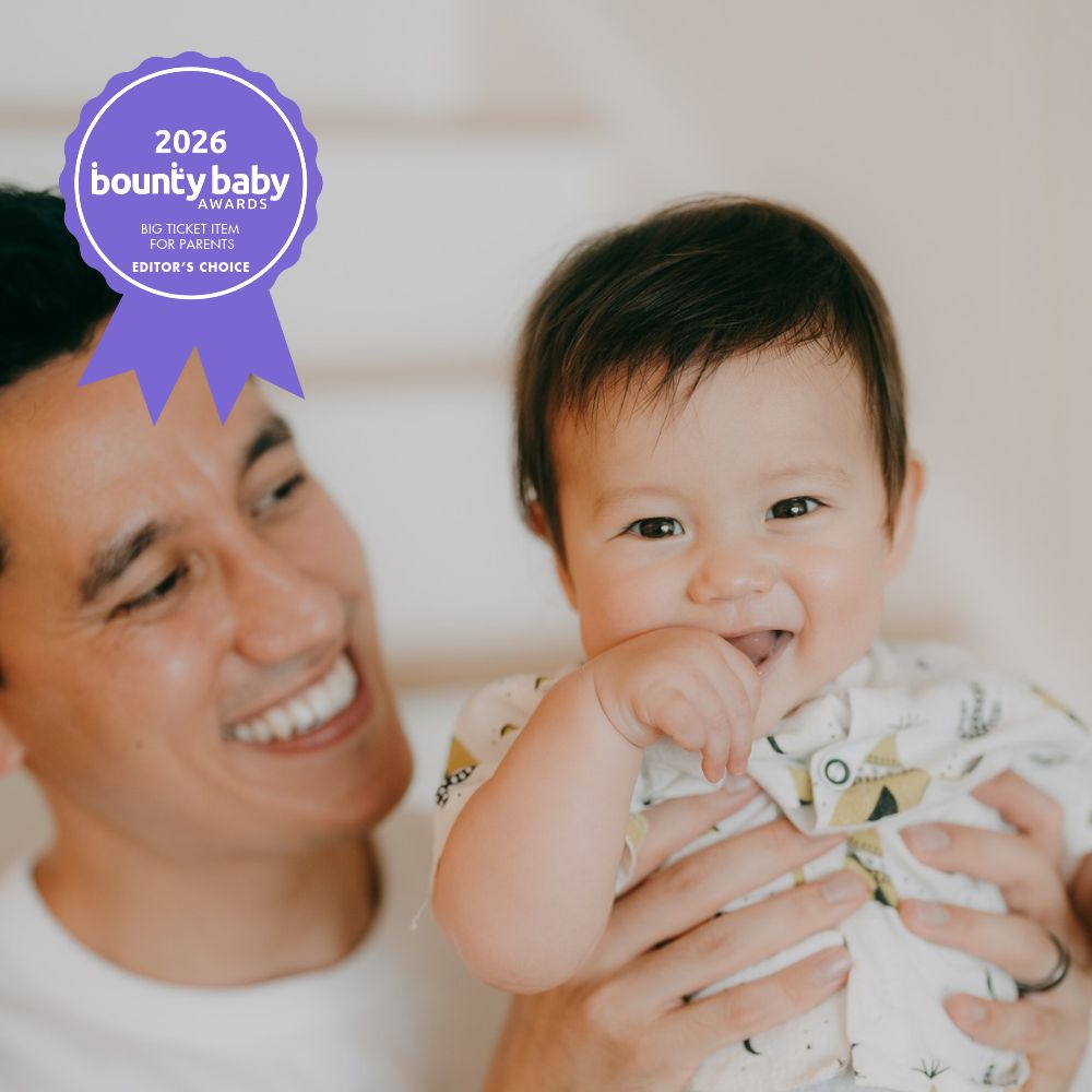 Editors' Choice - Big Ticket Items for parents - father holding smiling asian baby