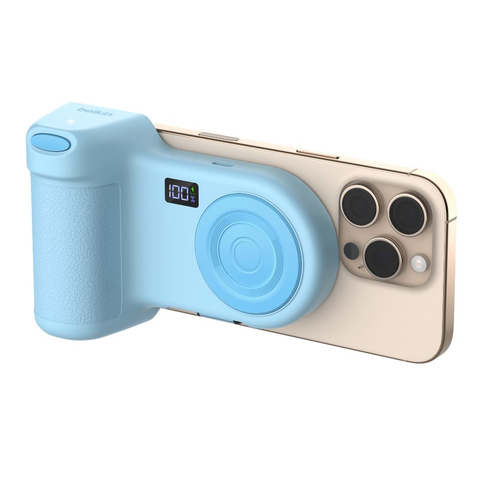 Belkin Stage PowerGrip Magnetic Charging Camera Grip with Power Bank