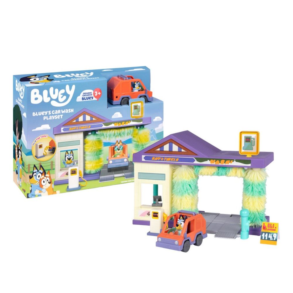 Bluey's Car Wash Playset