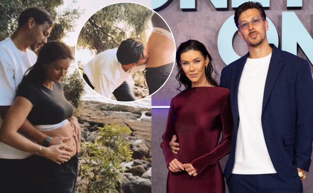 Brittany Hockley and her husband, Swiss footballer Ben Siegrist, are expecting their first baby after years of openly sharing their fertility journey.